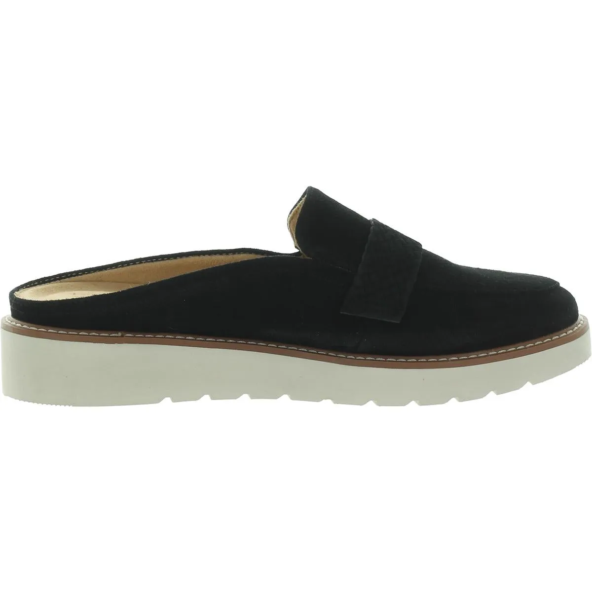 Adiline Womens Suede Slip-On Mules