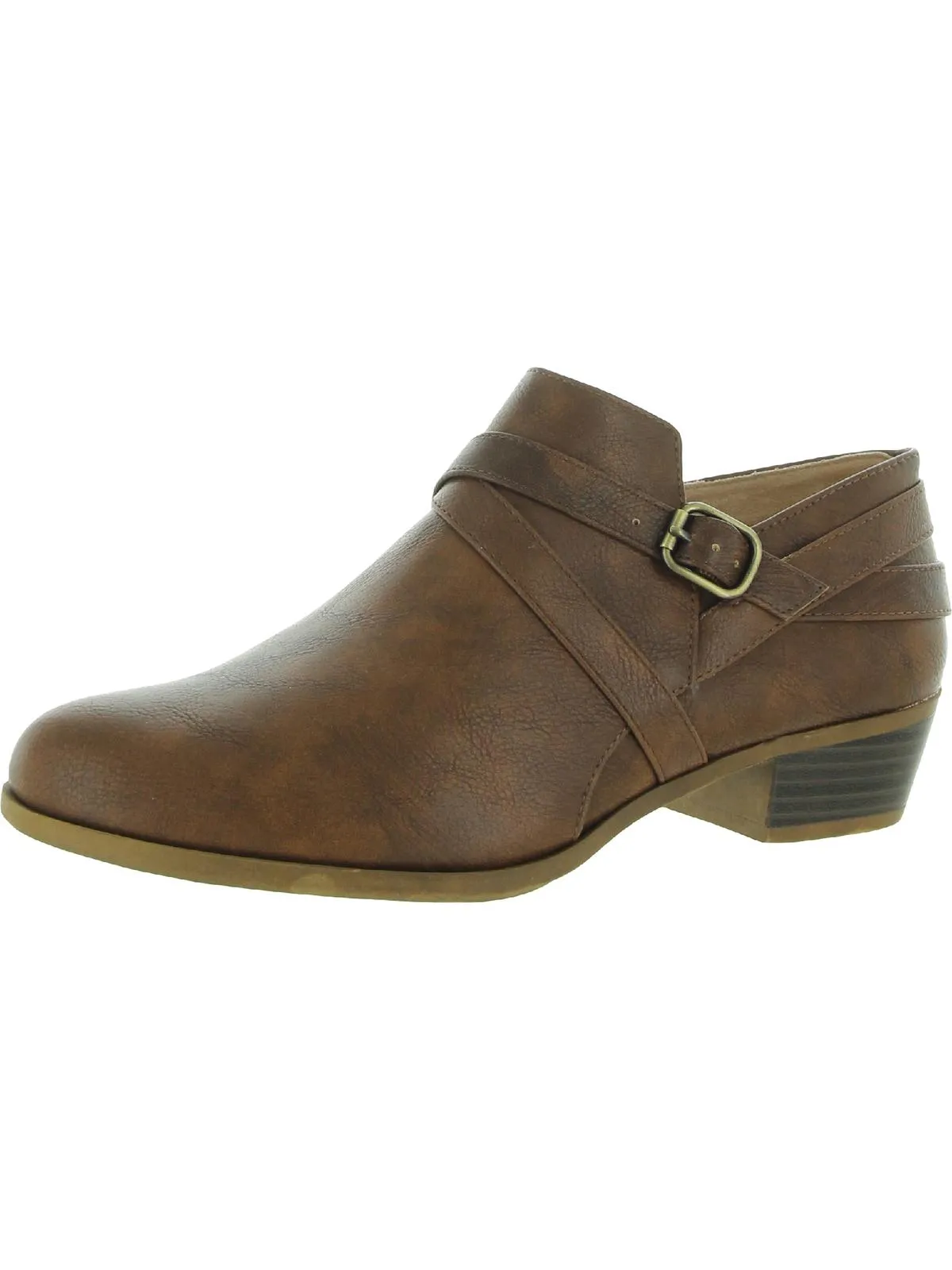Adley Womens Padded Insole Stacked Heel Clogs