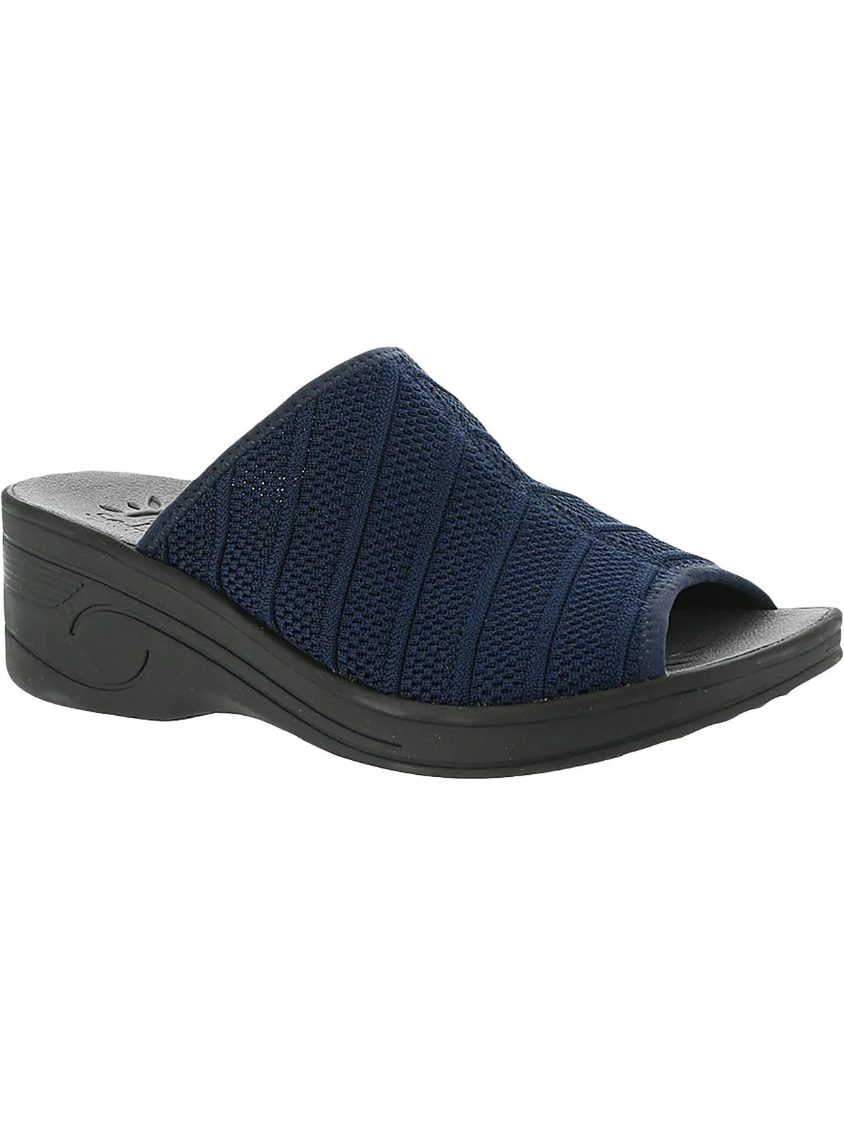 Airy Womens Knit Open Toe Wedge Sandals