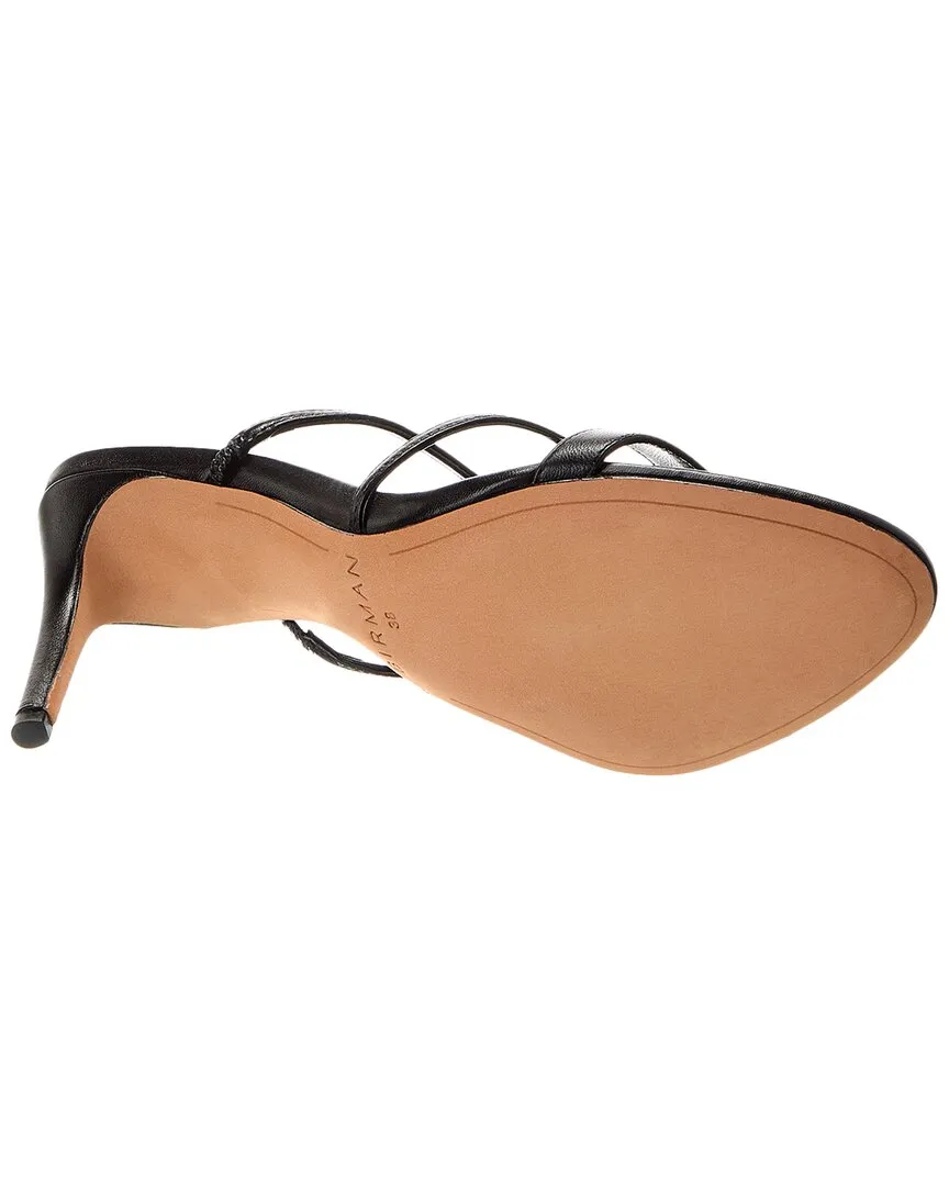 Alexandre Birman Alice Crystal 90 Leather Mule
