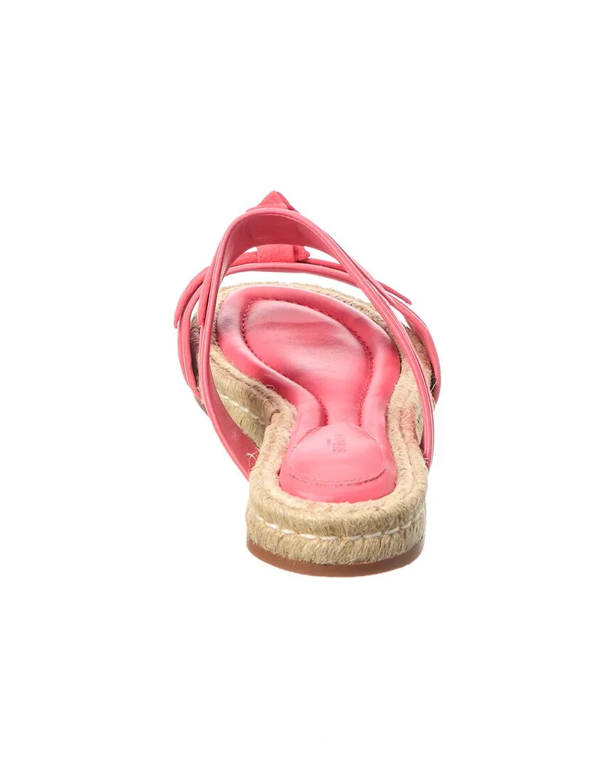 Alexandre Birman Clarita Leather & Suede Espadrille