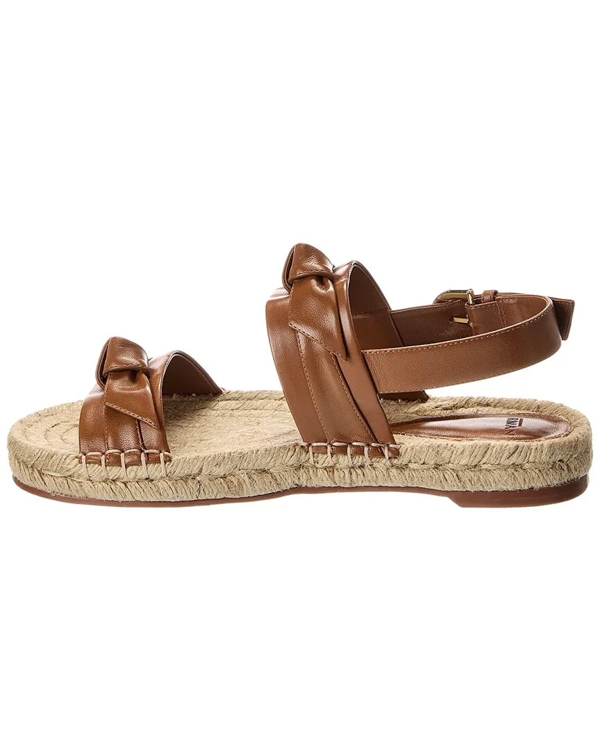 Alexandre Birman Clarita Leather Espadrille Sandal