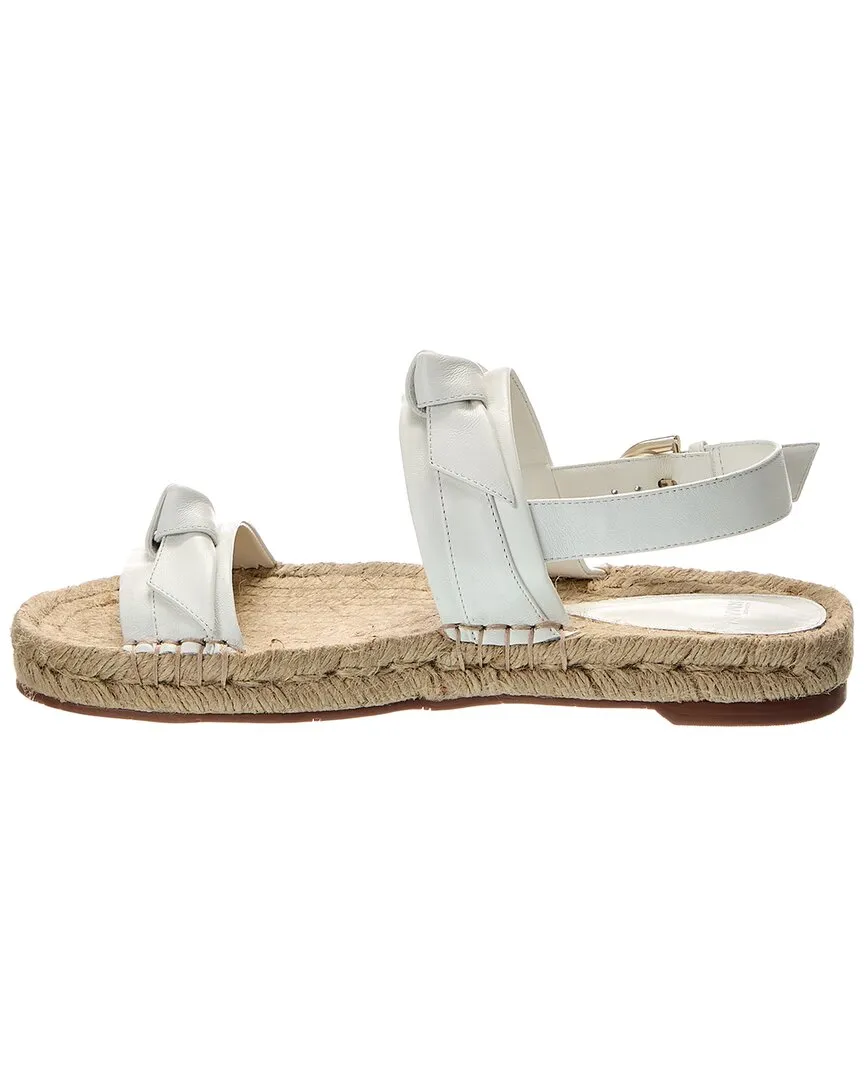 Alexandre Birman Clarita Leather Espadrille Sandal