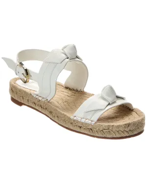 Alexandre Birman Clarita Leather Espadrille Sandal