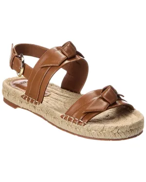 Alexandre Birman Clarita Leather Espadrille Sandal
