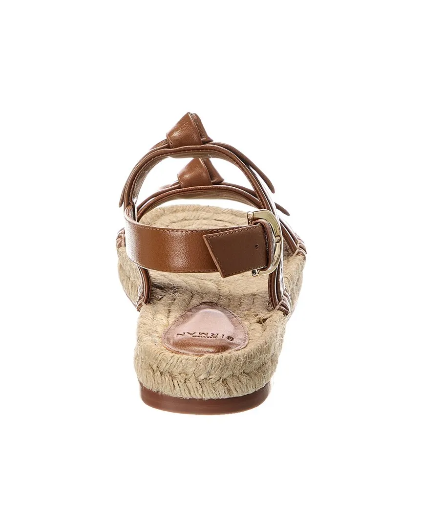 Alexandre Birman Clarita Leather Espadrille Sandal