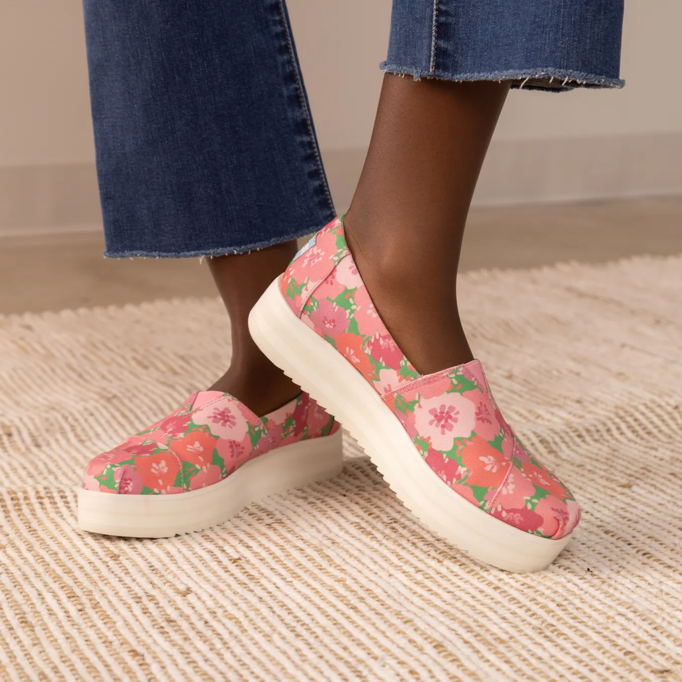 Alpargata Floral Midform Espadrille