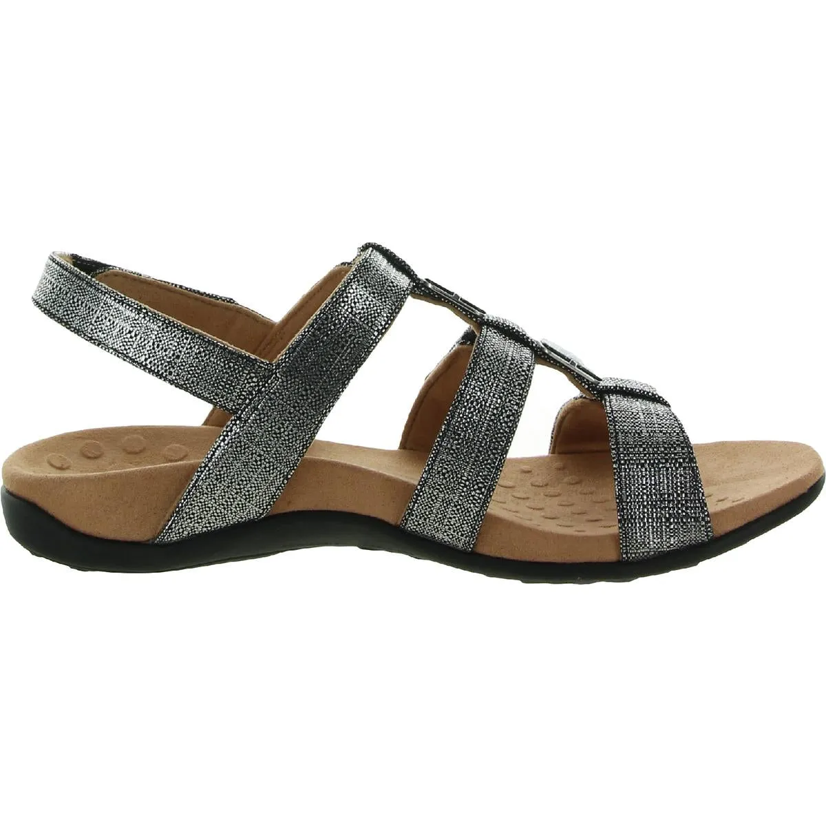 Amber Womens Wedge T-Strap Sandals