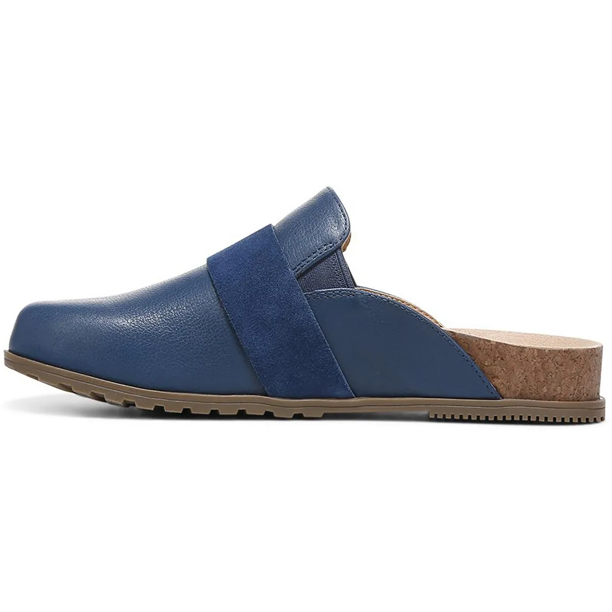 Ambrosia Womens Leather Slip On Mules