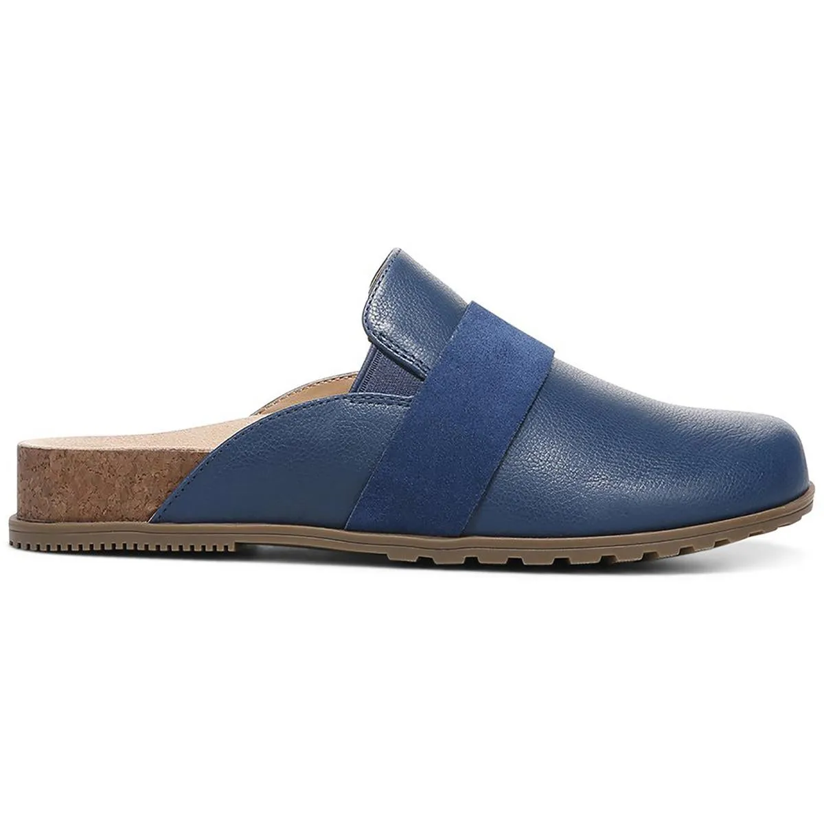 Ambrosia Womens Leather Slip On Mules