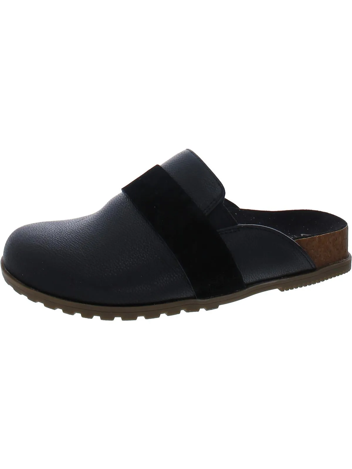 Ambrosia Womens Leather Slip On Mules
