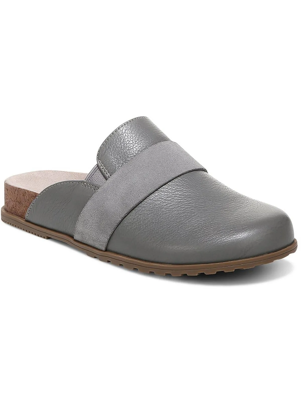 Ambrosia Womens Leather Slip On Mules