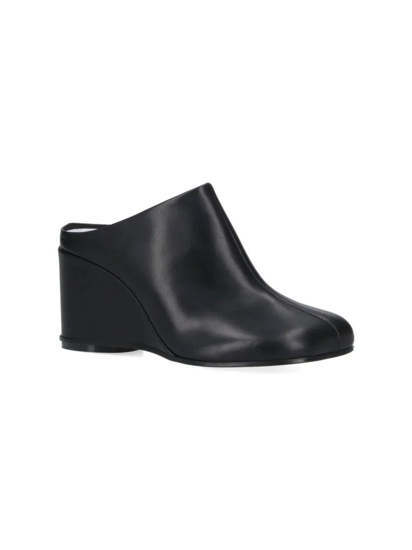 Anatomic" Platform Mules  Black