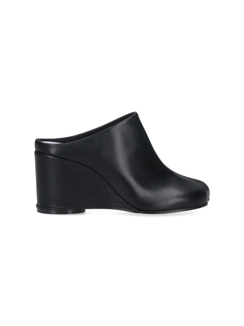 Anatomic" Platform Mules  Black