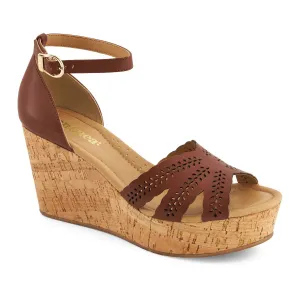Andrea Cork Wedge Espadrilles