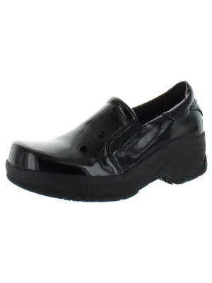 Appreciate Womens Patent Leather Comfort Clogs