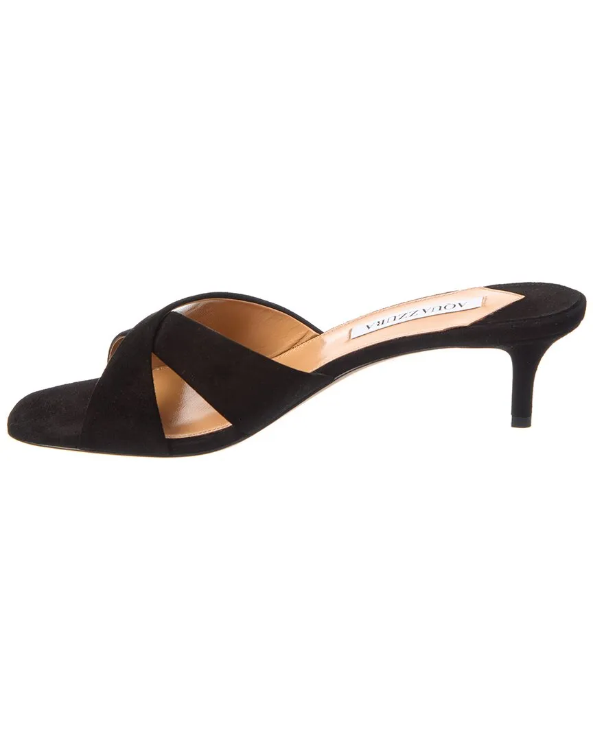 Aquazzura Divine 50 Suede Mule