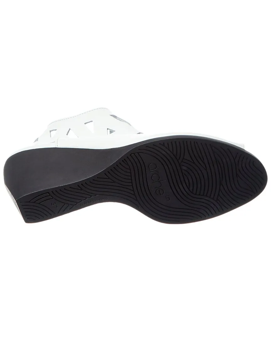 Arche Eggaya Leather Wedge Sandal