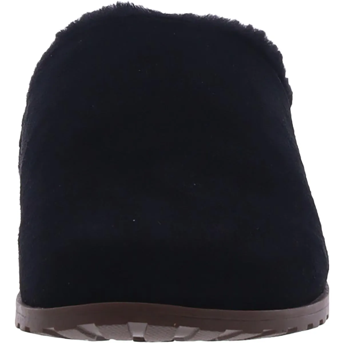 Arlette Womens Suede Faux Fur Lined Mules