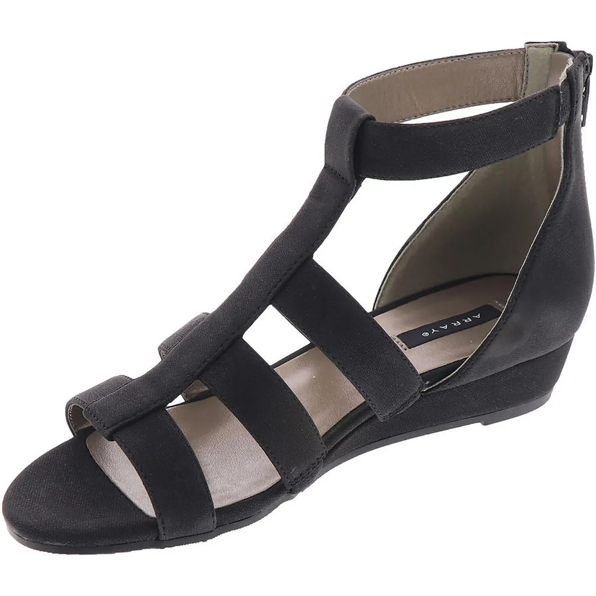 Athena Womens Open Toe Ankle Strap Wedge Sandals