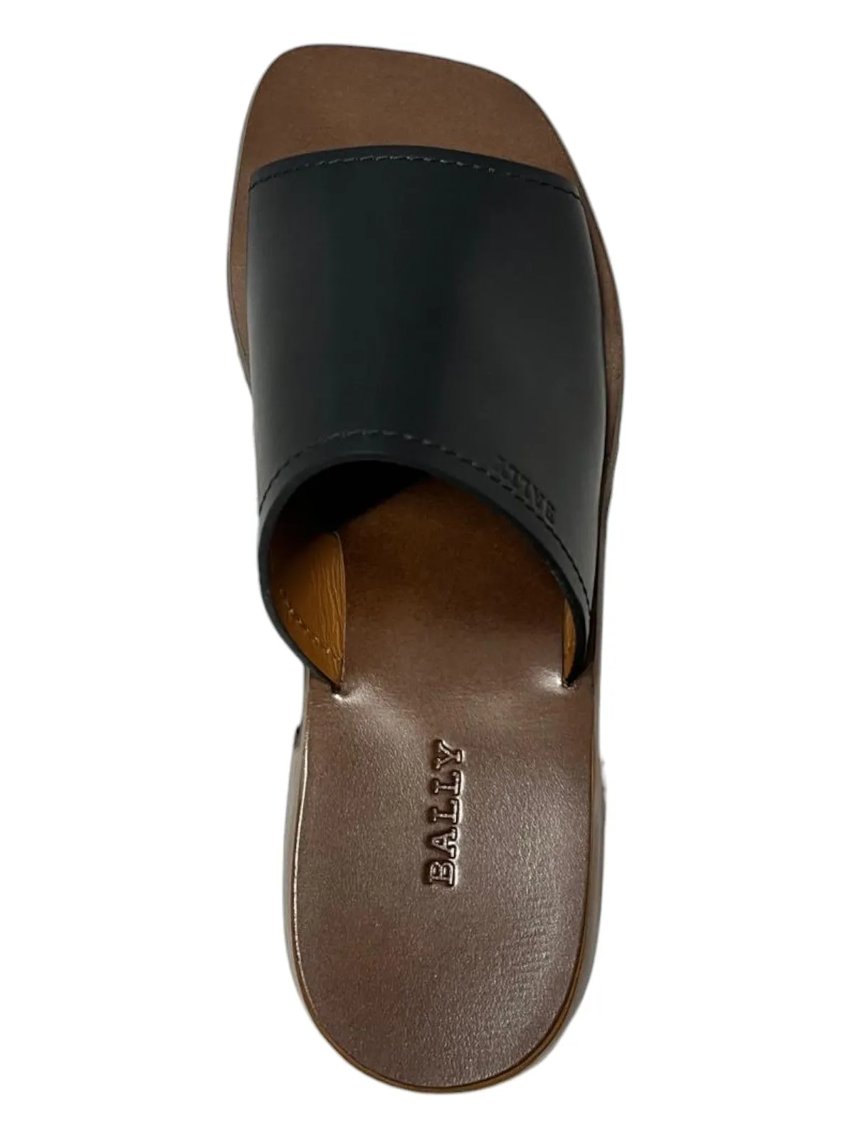 Bally Ofera 6225848 Ladies Black Plain Leather Flat