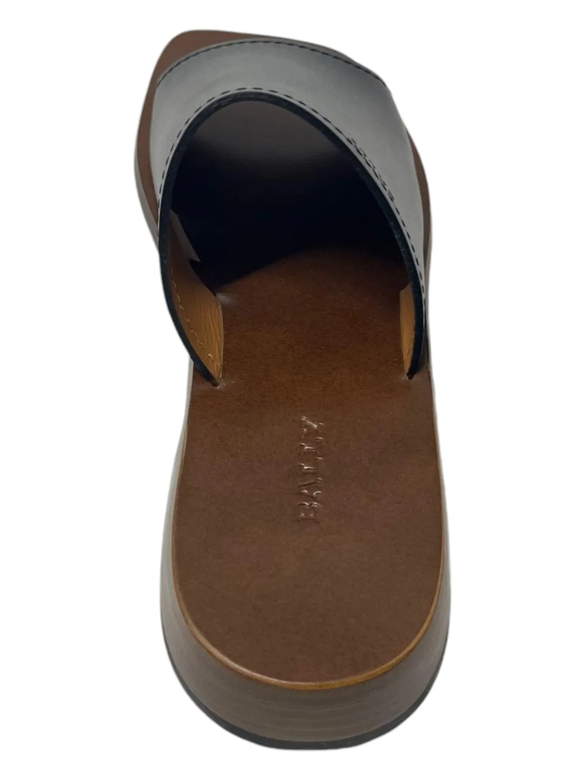 Bally Ofera 6225848 Ladies Black Plain Leather Flat
