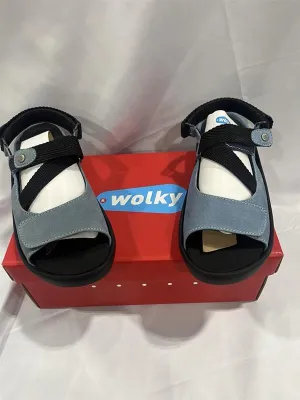 Baltic Sandal In Antique Nubuck Baltic Blue