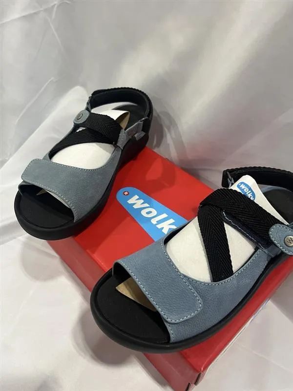 Baltic Sandal In Antique Nubuck Baltic Blue