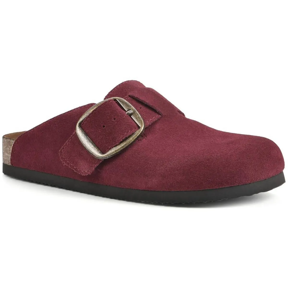 Big Easy Womens Suede Cork Mules