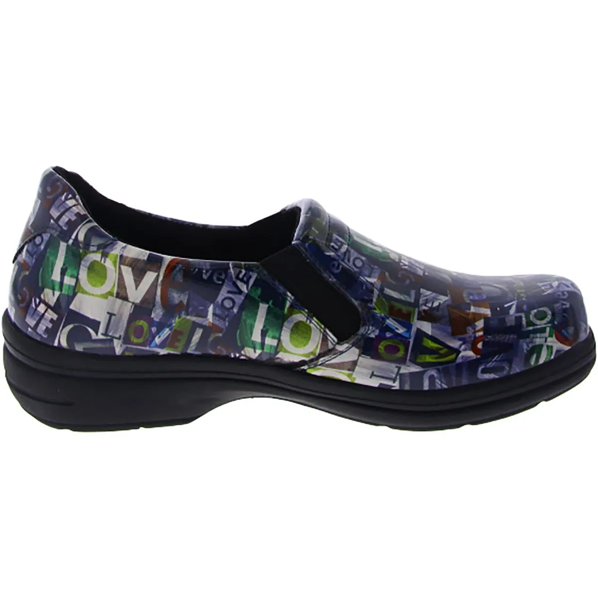 Bind Womens Patent Leather Slip On Clogs