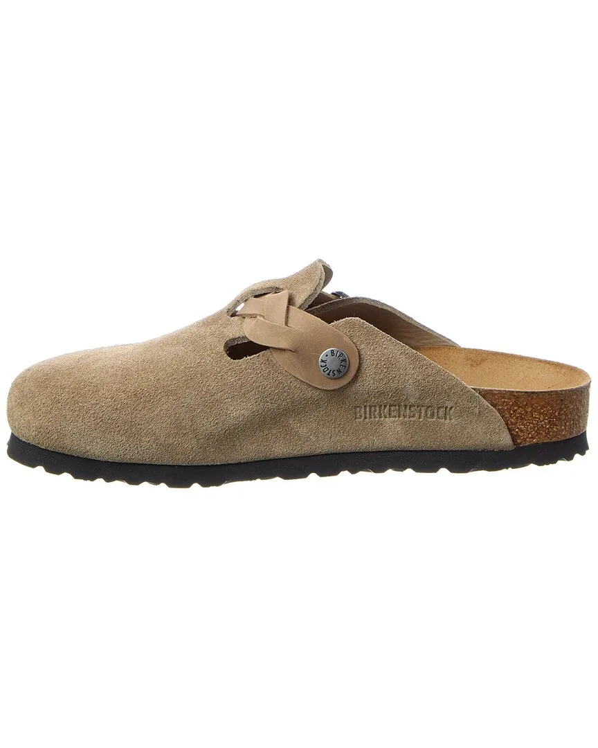 Birkenstock Boston Braided Narrow Suede Clog