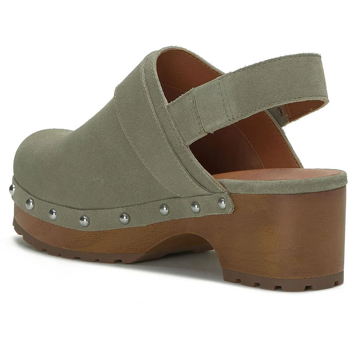 Blaton Womens Suede Platform Clogs