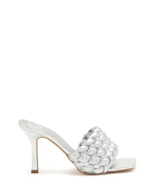 Brinela Mule In Pewter Metallic
