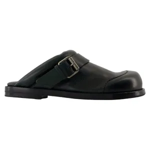 Buckle Mules - Acne Studios - Leather - Green