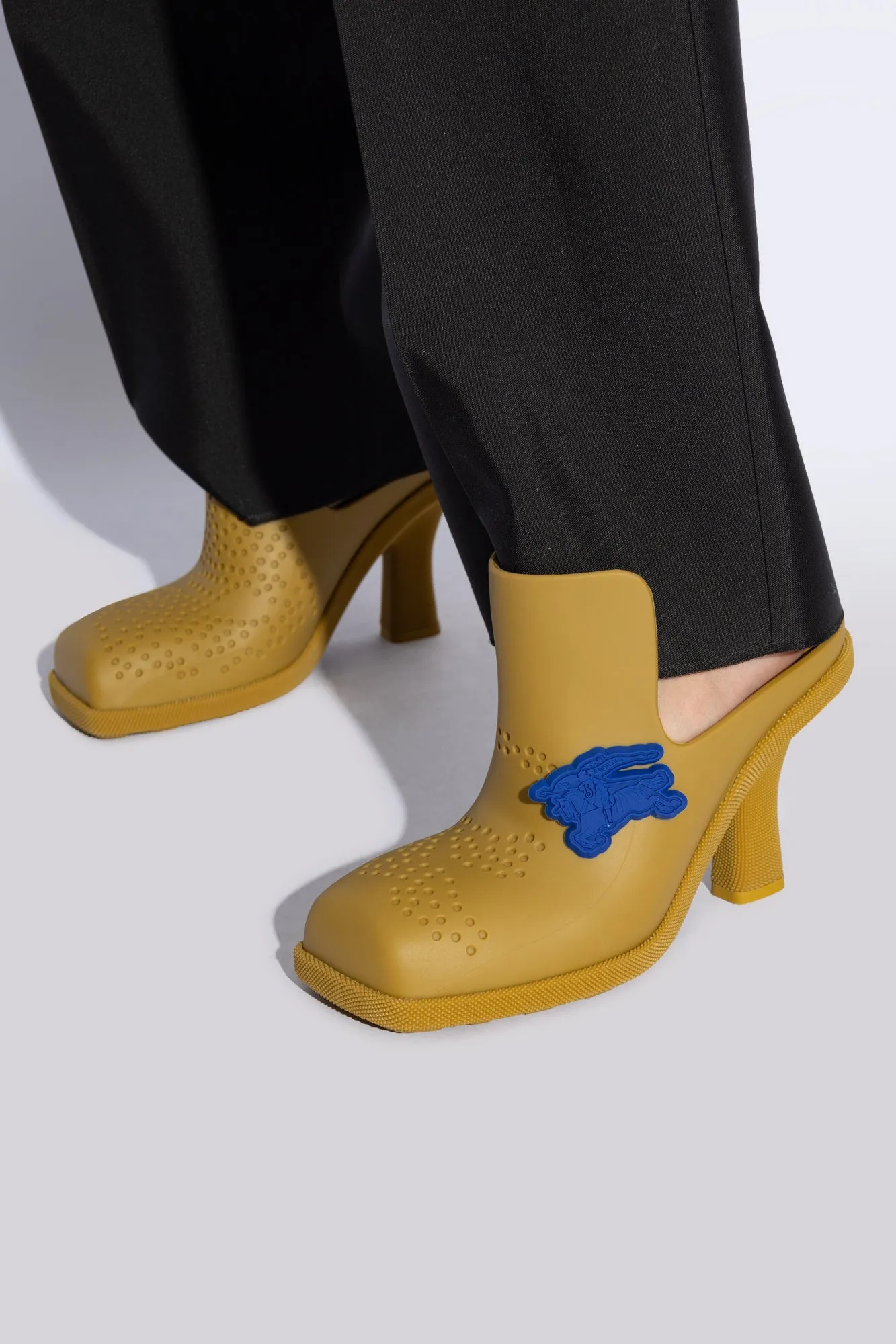 Burberry Rubber Heeled Mules
