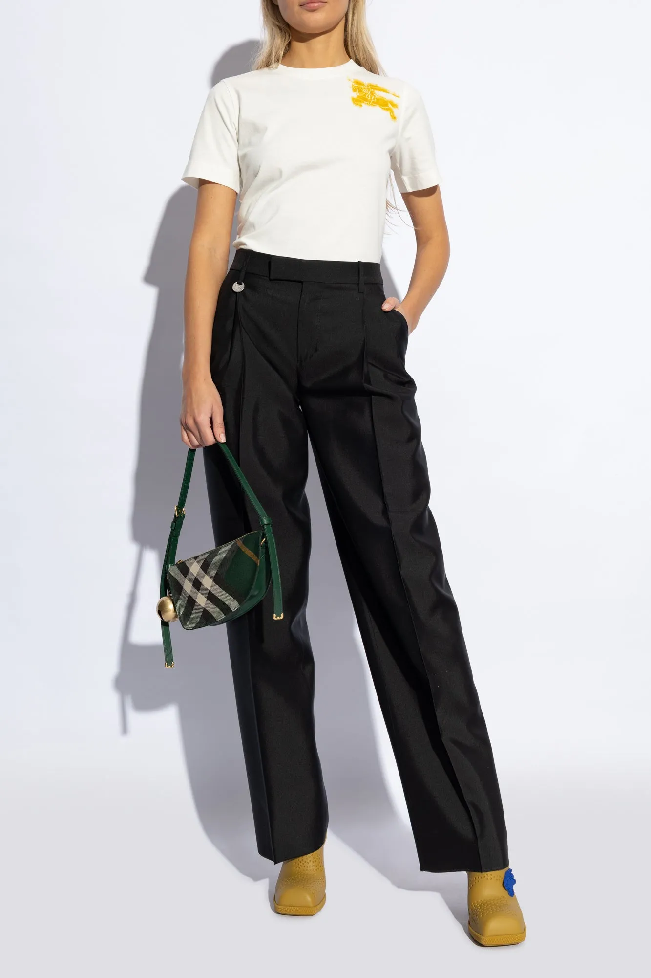 Burberry Rubber Heeled Mules