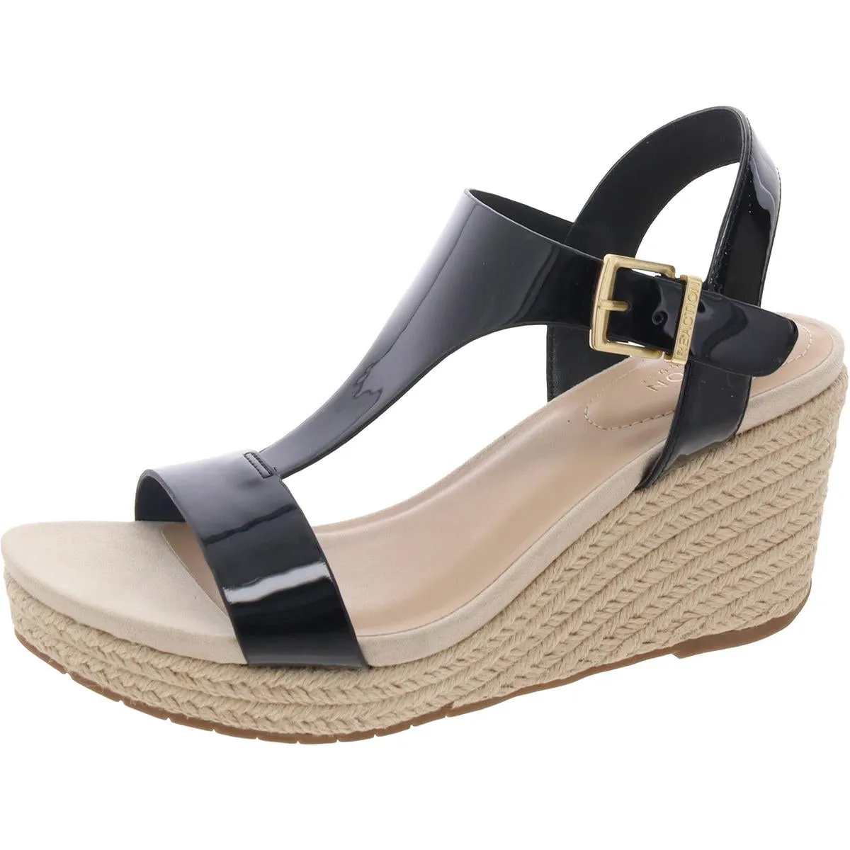 Card Womens Open Toe T-Strap Espadrilles