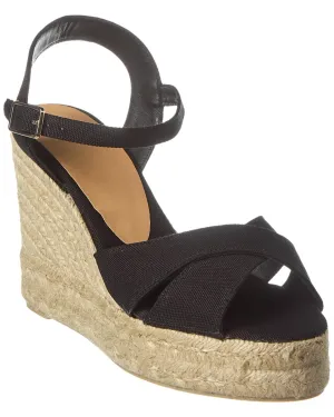 Castaer Blaudell 80 Canvas Wedge Espadrille