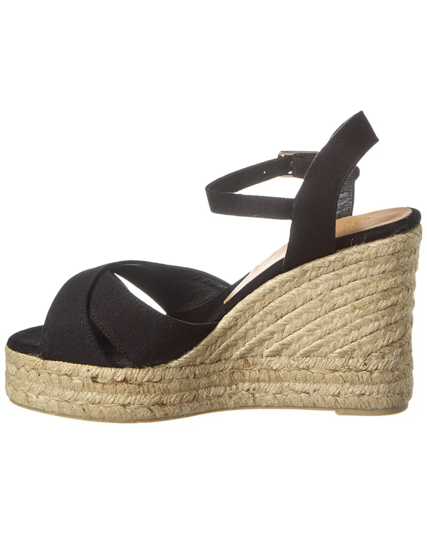 Castaer Blaudell 80 Canvas Wedge Espadrille