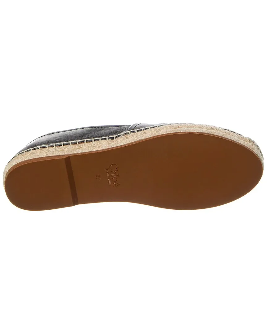 Chlo Isla Leather Espadrille