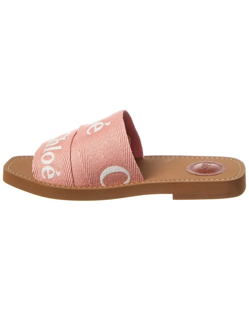 Chlo Woody Logo Canvas Slide