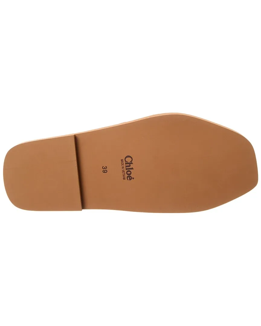 Chlo Woody Velvet Slide