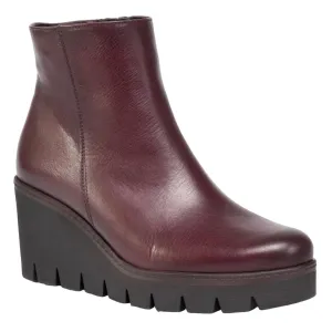Chunky Ankle Boot In Merlot