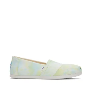 Classic Alpargata Neon Yellow Lime Tie-Dye
