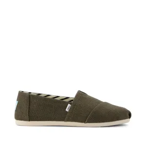 Classic Alpargata Olive Heritage Canvas