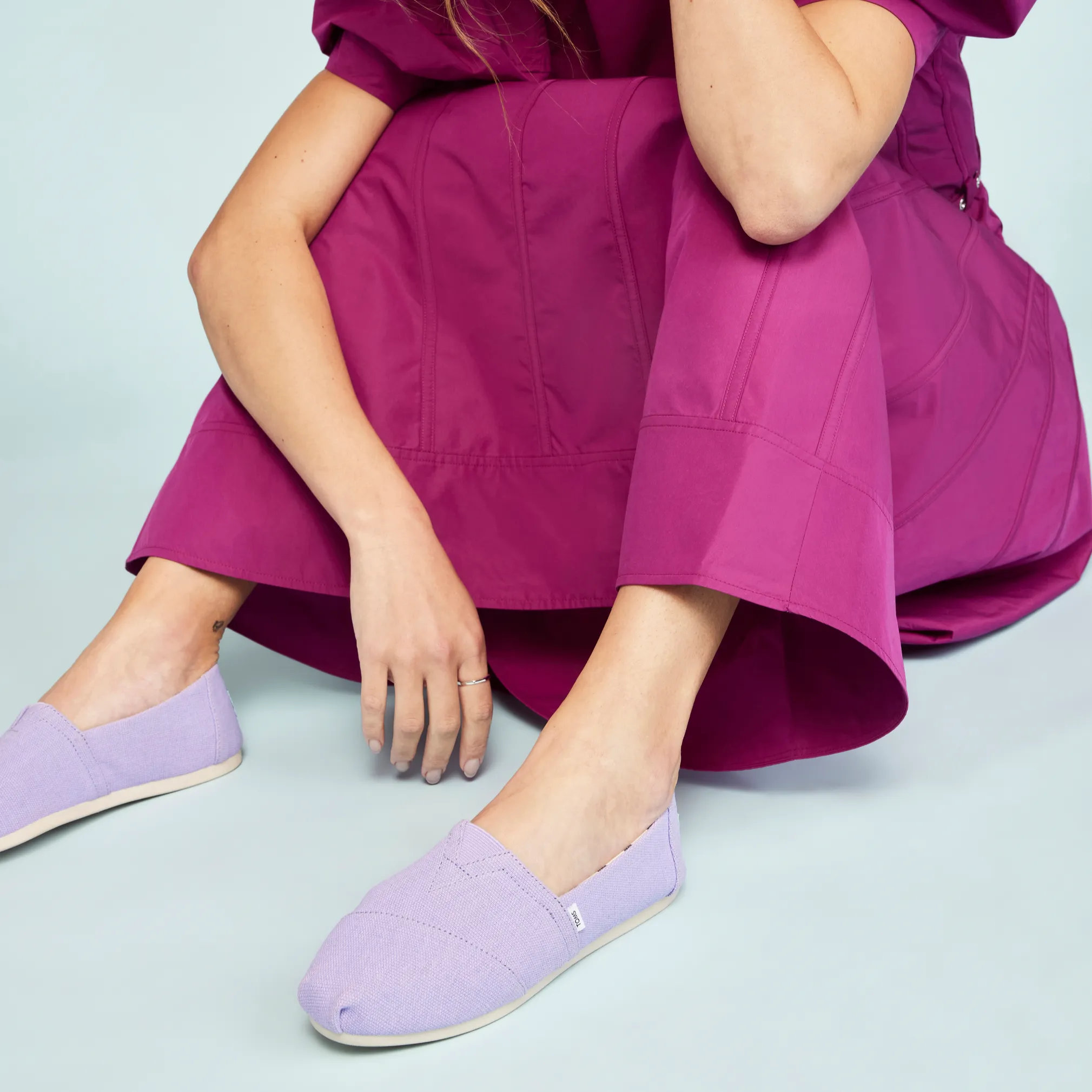 Classic Alpargata Vintage Purple Heritage Canvas