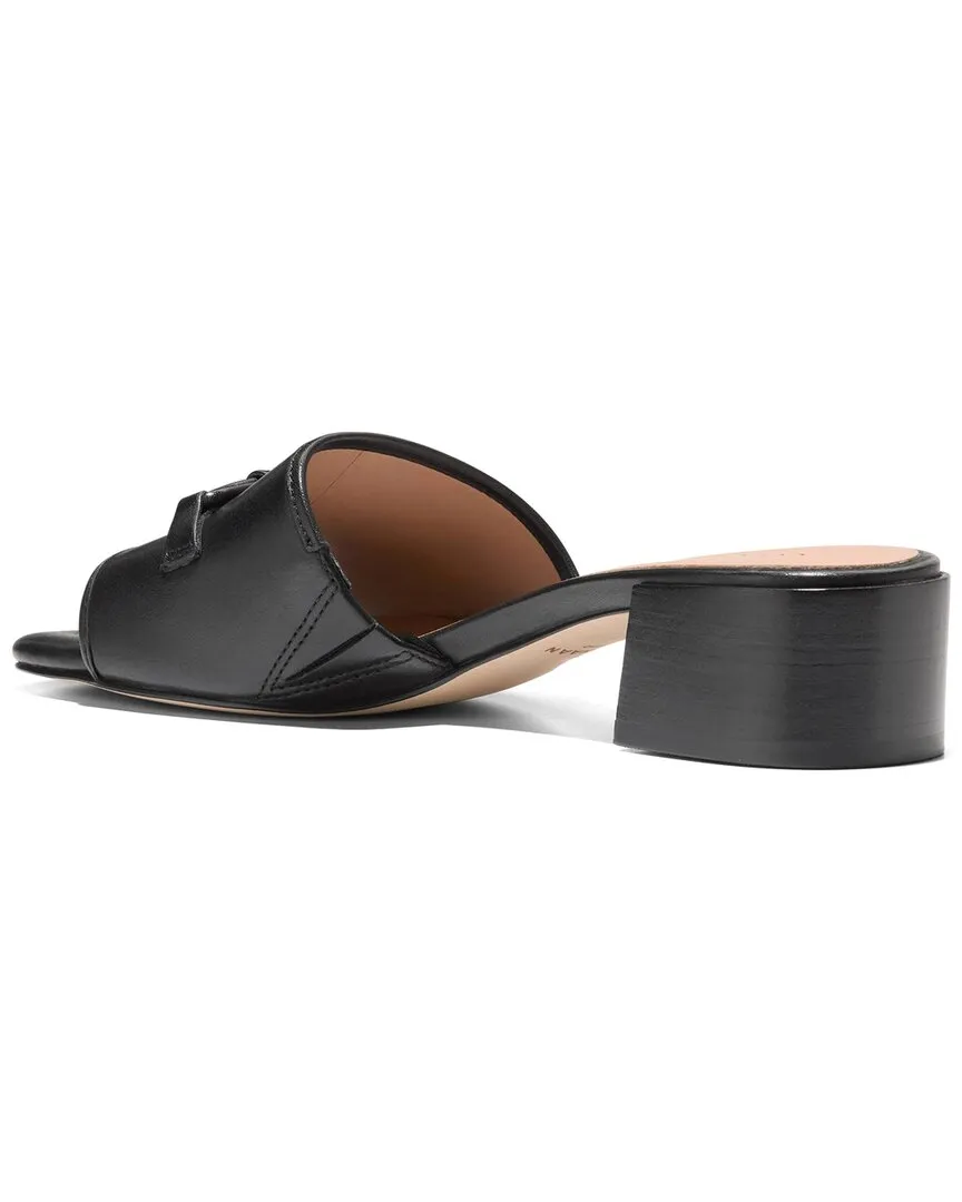 Cole Haan Cailyn Bow Mule Leather Sandal