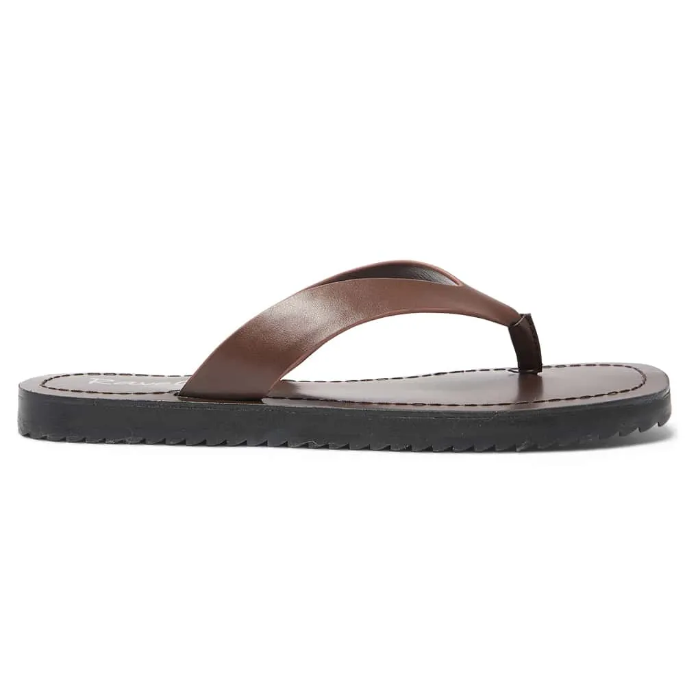 Corfu Flat in Chocolate Smooth
