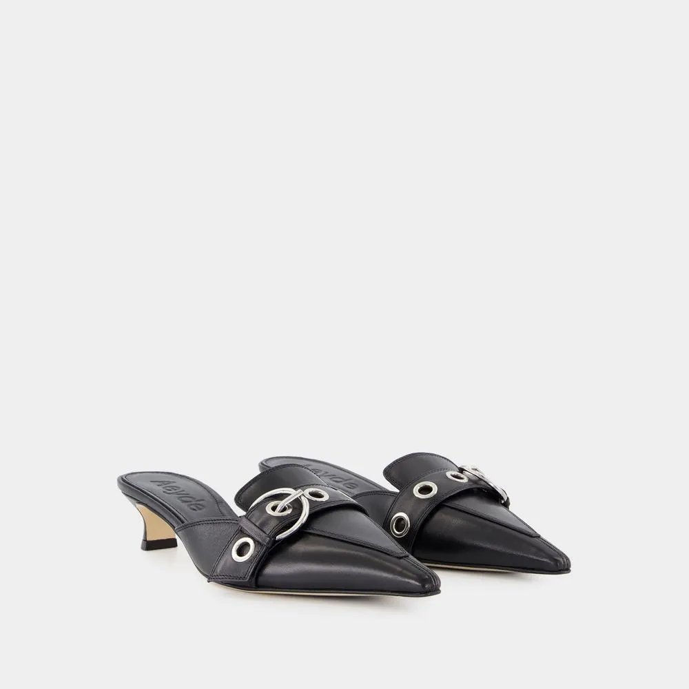 Danielle Sandals - Leather - Black