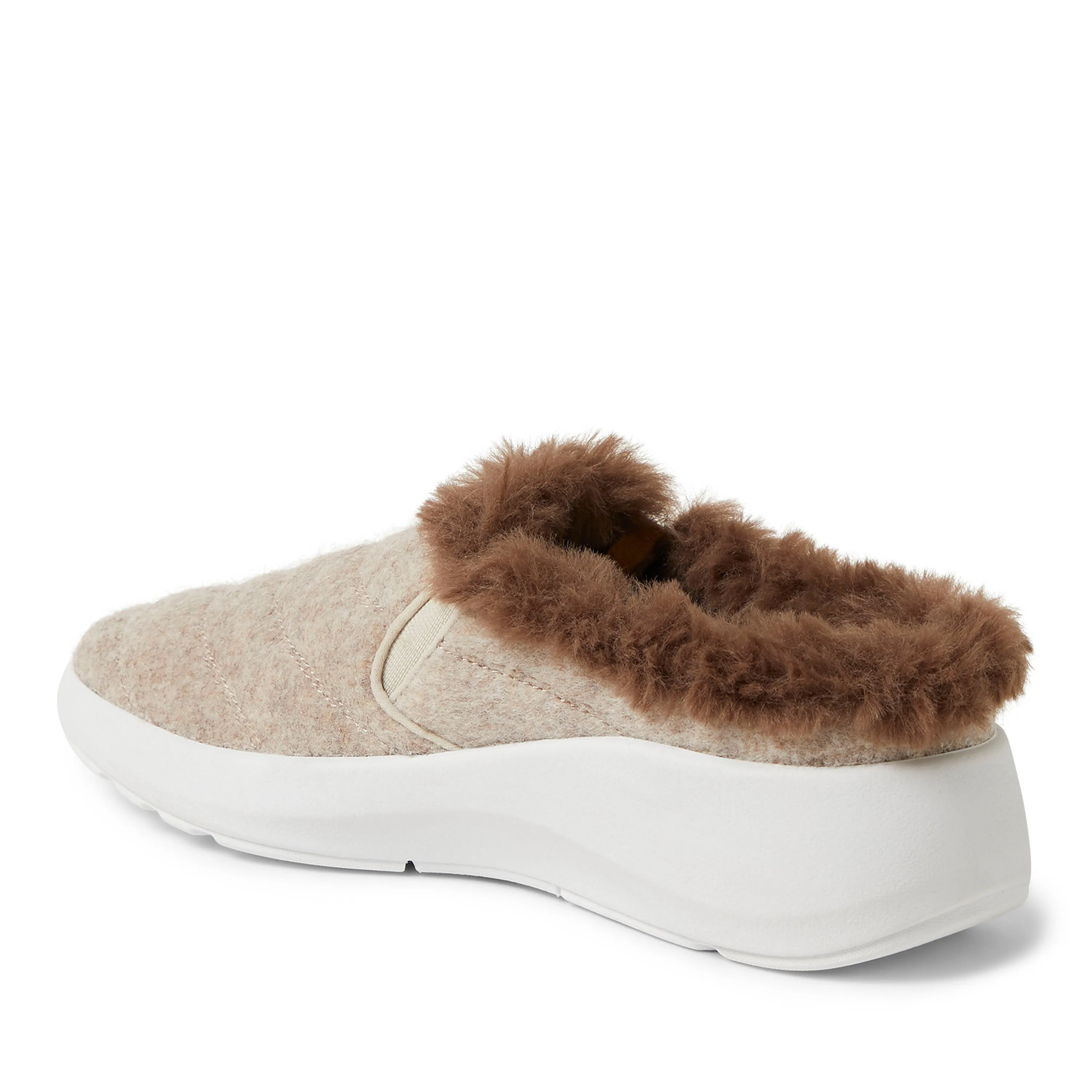 Dearfoams Women's Amaya Sleeper Wedge Indoor/Outdoor Sneakers
